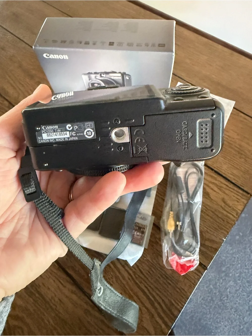 Canon PowerShot G9 Digital Camera 6X Charger Battery Case Memory Instructions